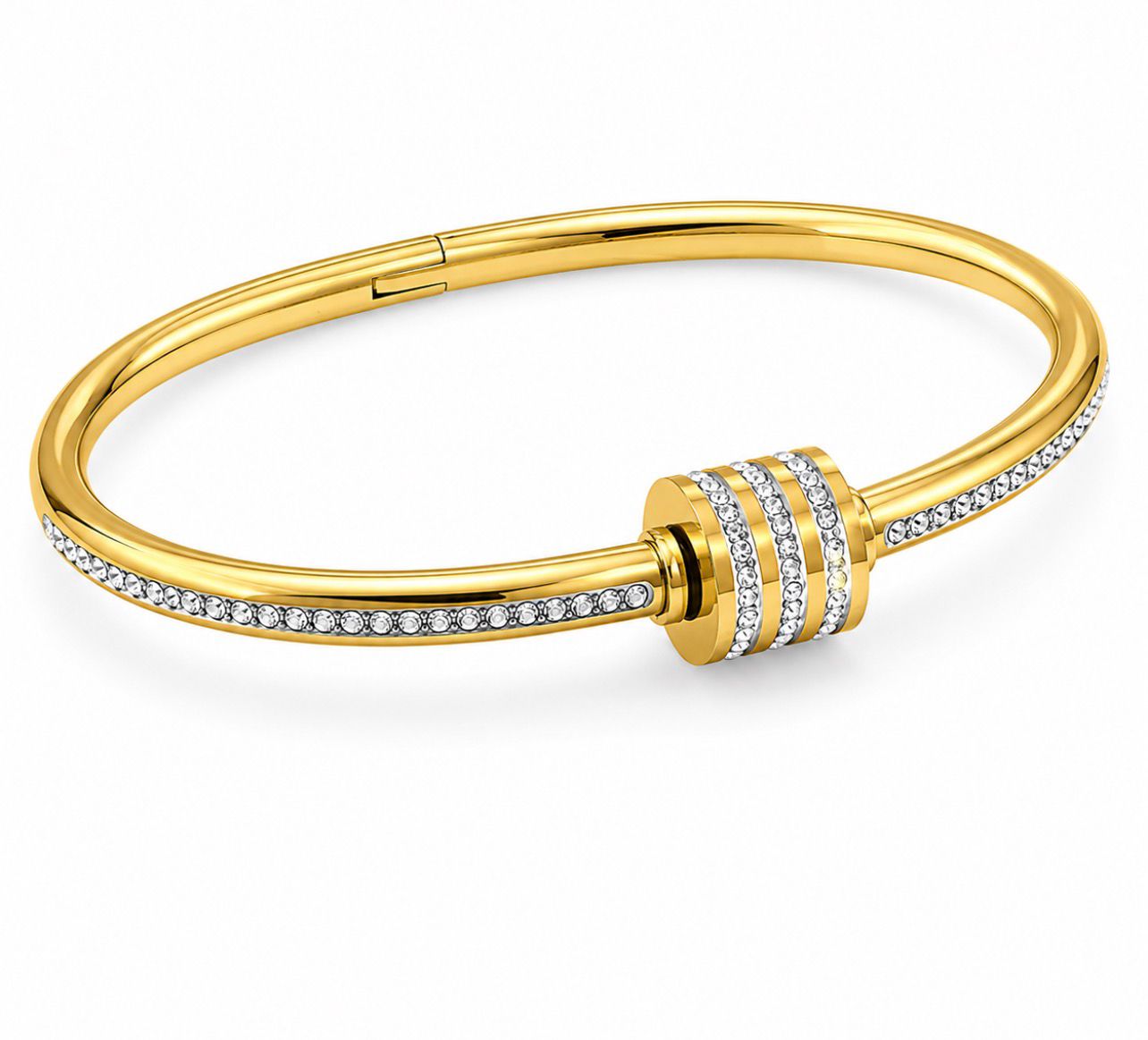 Pulseira Bracelete Elos Cristal