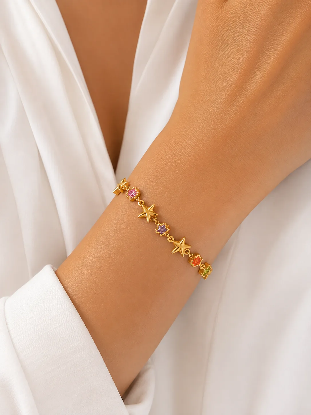 Pulseira DYMONTE Estrelas & Cristais — foto 2