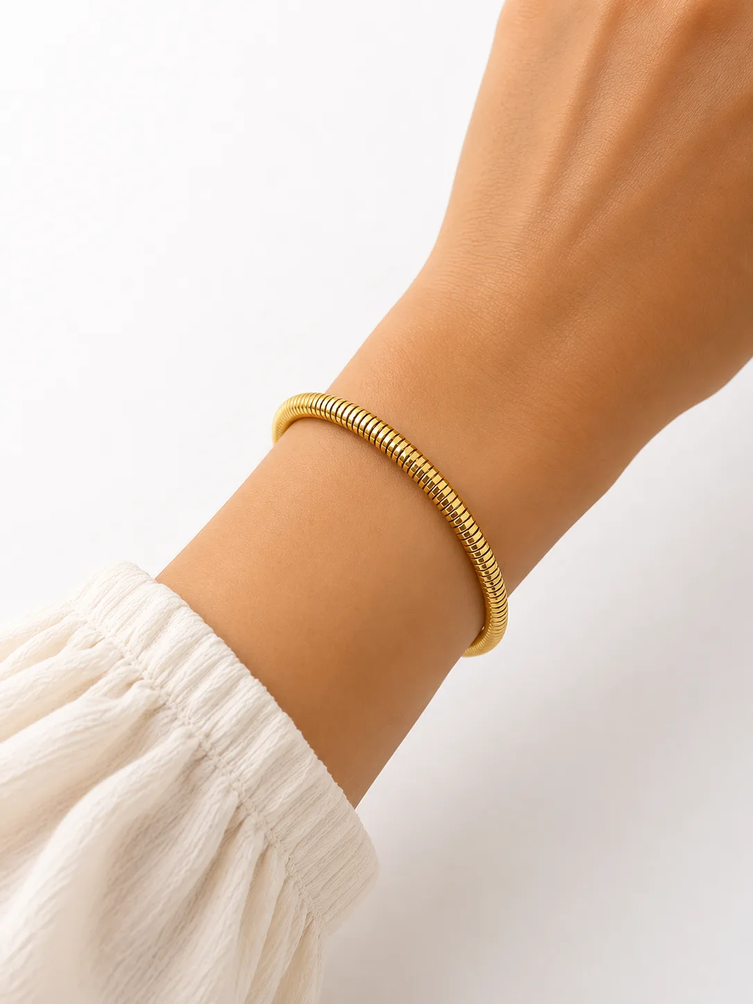 Pulseira Snake Dourada — foto 2