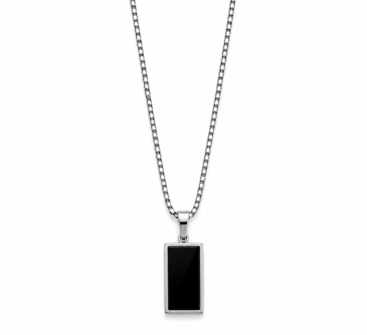 Colar Masculino Noir em Aço Inoxidável