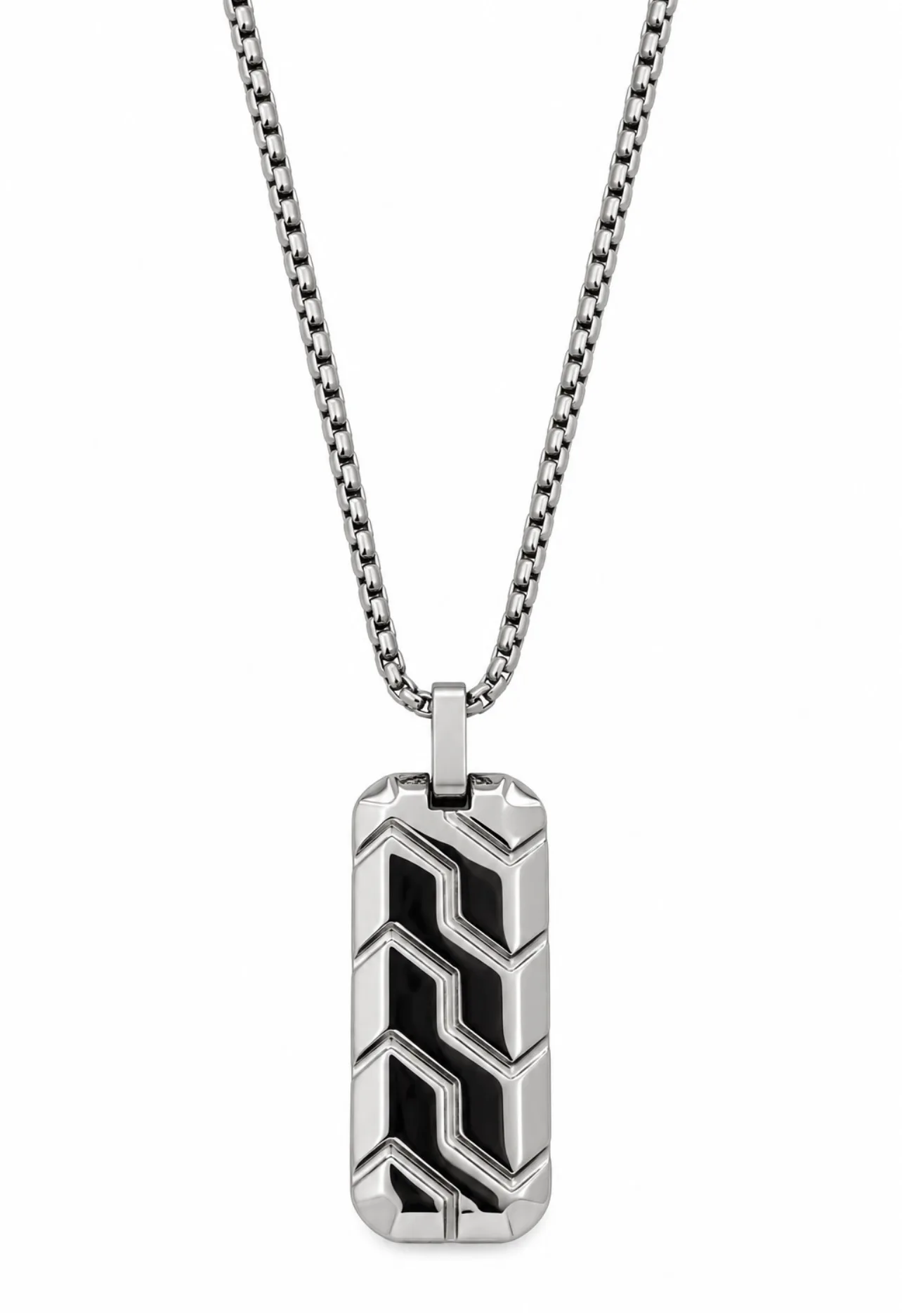Colar Masculino Vector Prata DYMONTE