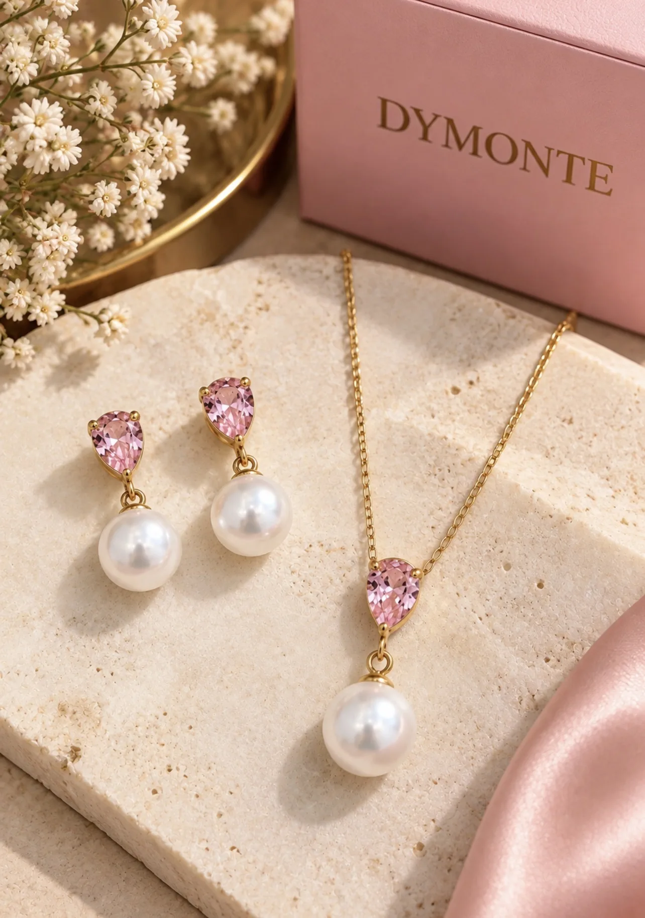 Conjunto Pérola Rosa DYMONTE — foto 3